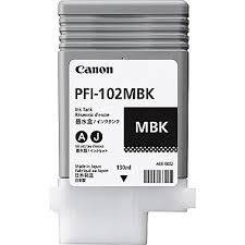 Tusz Canon PFI102BM IPF500 IPF510 IPF600 IPF605 IPF610 IPF650 IPF700 IPF710 IPF720 IPF725 IPF750 IPF755  PFI-102 Matte Black ( AJ ) 130 ml / 0894B001