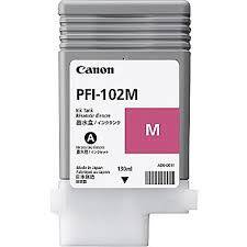 Tusz Canon PFI102M IPF500 IPF510 IPF600 IPF605 IPF610 IPF700 IPF710 IPF720 IPF725  PFI-102 Magenta ( A ) 130 ml / 0897B001